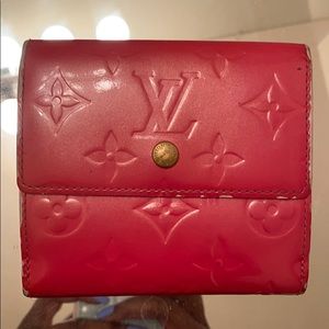 Pink Louis Vuitton Veris monogram Elise wallet